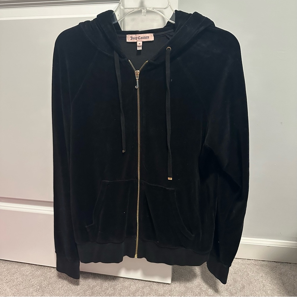 Juicy Couture Velour Jacket - Black
